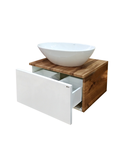 Ива - 60 Тумба подвесная комбинированная 1 ящ. / раковина