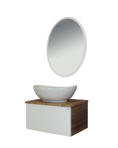 Ива - 60 Тумба подвесная комбинированная 1 ящ. / раковина