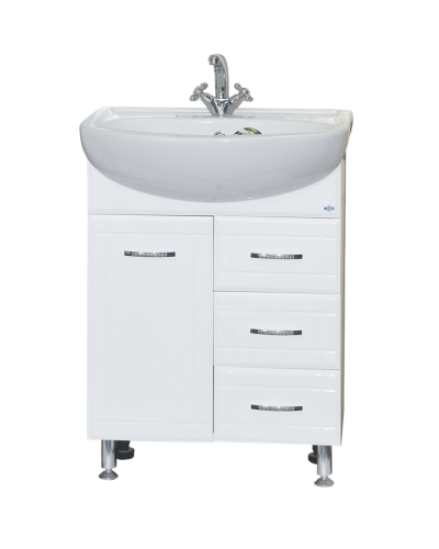 Уют - 60 Тумба с 3 ящ. / раковина (комплект)