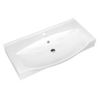 Элвис - 85 Тумба напольная с 2 ящ. белая эмаль / раковина