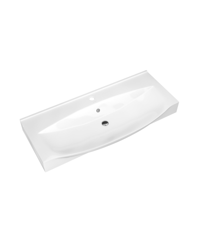 Элвис -105 Тумба напольная с 2 ящ. белая эмаль / раковина