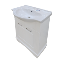 Эльбрус - 65 Тумба белая эмаль / раковина