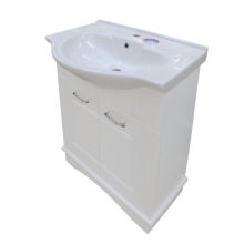 Эльбрус - 65 Тумба белая эмаль / раковина