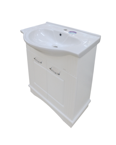 Эльбрус - 65 Тумба белая эмаль / раковина