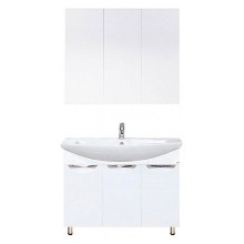 Лаванда - 80 Тумба прямая белая / раковина