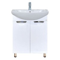 Лаванда - 50 Тумба прямая белая / раковина