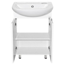 Лаванда - 50 Тумба прямая белая / раковина