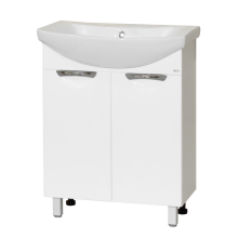 Лаванда - 65 Тумба прямая белая / раковина