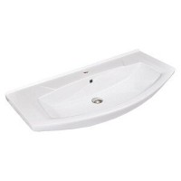 Лаванда -105 Тумба прямая белая / раковина