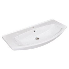 Лаванда -105 Тумба прямая белая / раковина