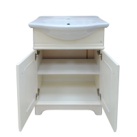 Лувр - 65 Тумба напольная, слоновая кость / раковина