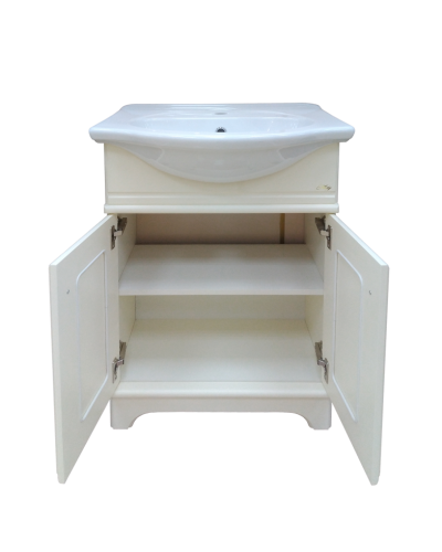 Лувр - 65 Тумба напольная, слоновая кость / раковина