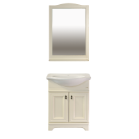 Лувр - 65 Тумба напольная, слоновая кость / раковина