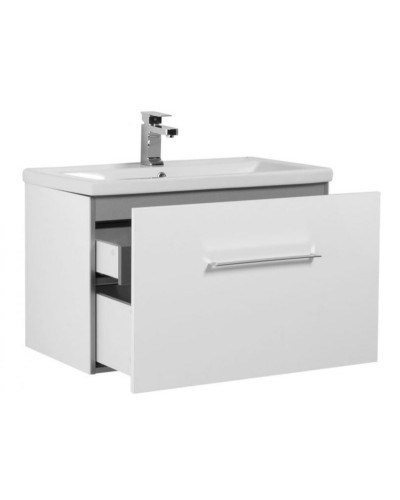 Тумба под раковину Aquanet Порто 50 195729 подвесная Белая