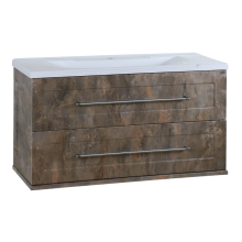 Марта -100 Тумба подвесная цинк / раковина