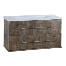 Марта -100 Тумба подвесная цинк / раковина