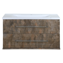 Марта -100 Тумба подвесная цинк / раковина