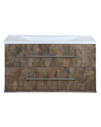 Марта -100 Тумба подвесная цинк / раковина