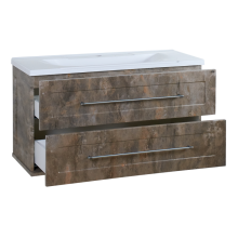 Марта -100 Тумба подвесная цинк / раковина