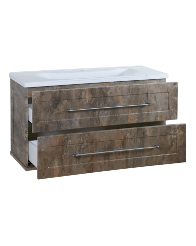 Марта -100 Тумба подвесная цинк / раковина