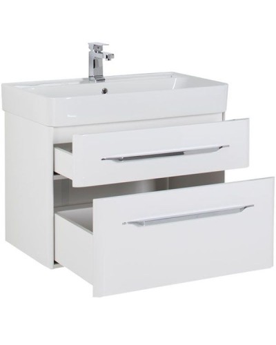Тумба под раковину Aquanet Виченца 80 Белая 196963