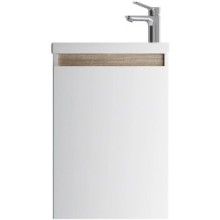 Тумба с раковиной белый глянец 45 см Am.Pm X-Joy M85AFHX0451WG + M85AWCC0452WG