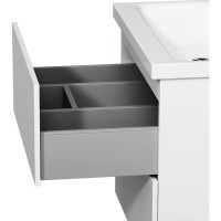 Тумба с раковиной белый глянец 61 см Am.Pm Gem M90FHX06022WG + M90WCC0602WG