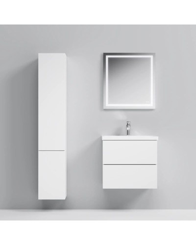 Тумба с раковиной белый глянец 61 см Am.Pm Gem M90FHX06022WG + M90WCC0602WG