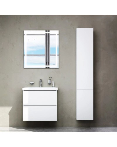 Тумба с раковиной белый глянец 61 см Am.Pm Gem M90FHX06022WG + M90WCC0602WG