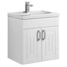 Тумба под раковину Aquanet Рондо 60 189156 подвесная Белая