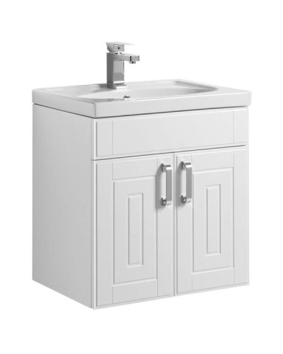 Тумба под раковину Aquanet Рондо 60 189156 подвесная Белая