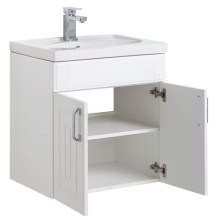 Тумба под раковину Aquanet Рондо 60 189156 подвесная Белая