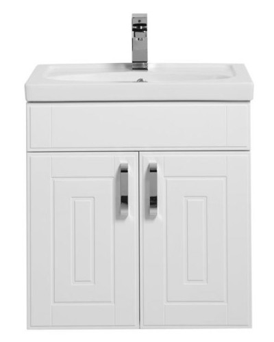 Тумба под раковину Aquanet Рондо 60 189156 подвесная Белая