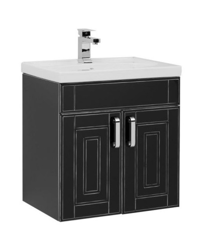 Тумба под раковину Aquanet Рондо 60 189156 подвесная Белая