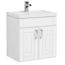 Тумба под раковину Aquanet Рондо 60 189156 подвесная Белая