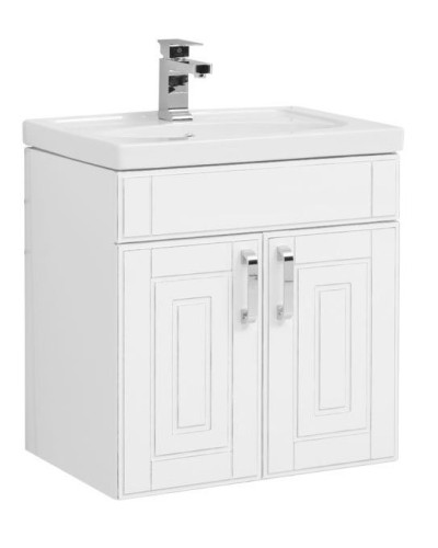 Тумба под раковину Aquanet Рондо 60 189156 подвесная Белая