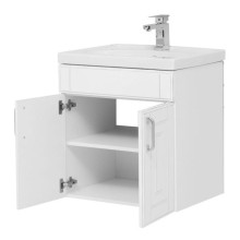 Тумба под раковину Aquanet Рондо 60 189156 подвесная Белая