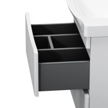 Тумба с раковиной белый глянец 65 см Am.Pm Like M80FHX0652WG + M80WCC0652WG