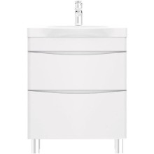 Тумба с раковиной белый глянец 65 см Am.Pm Like M80FSX0652WG + M80WCC0652WG