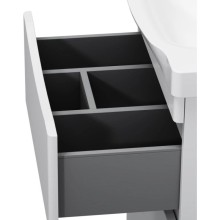 Тумба с раковиной белый глянец 65 см Am.Pm Like M80FSX0652WG + M80WCC0652WG