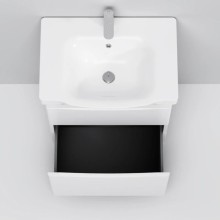 Тумба с раковиной белый глянец 65 см Am.Pm Like M80FSX0652WG + M80WCC0652WG