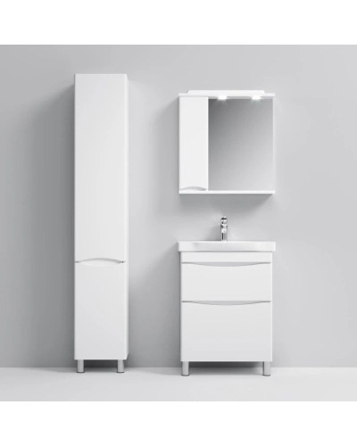 Тумба с раковиной белый глянец 65 см Am.Pm Like M80FSX0652WG + M80WCC0652WG