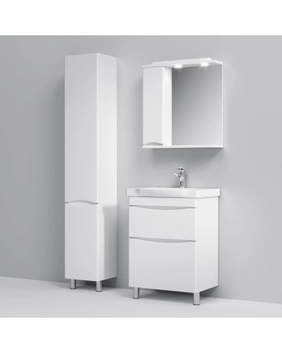 Тумба с раковиной белый глянец 65 см Am.Pm Like M80FSX0652WG + M80WCC0652WG