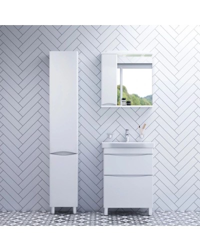 Тумба с раковиной белый глянец 65 см Am.Pm Like M80FSX0652WG + M80WCC0652WG