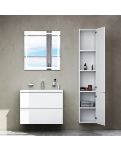 Тумба с раковиной белый глянец 76 см Am.Pm Gem M90FHX07522WG + M90WCC0752WG