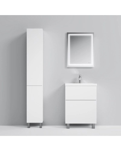 Тумба с раковиной белый глянец 61 см Am.Pm Gem M90FSX06022WG32 + M90WCC0602WG