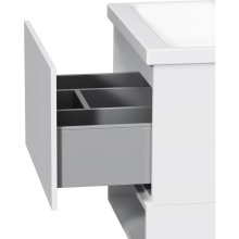 Тумба с раковиной белый глянец 61 см Am.Pm Gem M90FHX06021WG + M90WCC0602WG