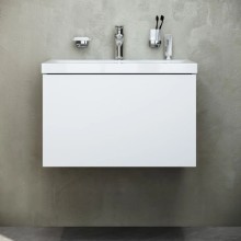 Тумба с раковиной белый глянец 61 см Am.Pm Gem M90FHX06021WG + M90WCC0602WG