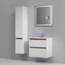 Тумба с раковиной белый глянец 65 см Am.Pm X-Joy M85AFHX0652WG + M85AWCC0652WG