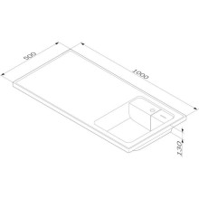 Тумба с раковиной белый глянец 100 см Am.Pm X-Joy M85AFSX0402WG + M85AWPR1001WG